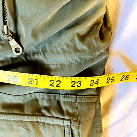 St Johns Bay Vintage Winter Jacket Removable Liner Hood Army Green Quilted M Men - Picture 8 of 16